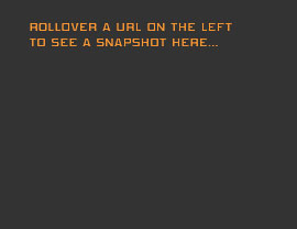 Snapshot of sites